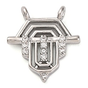 Латунные микро проложить кубического циркония подвески KK-K339-10A-02