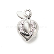 Латунные микро проложить кубического циркония подвески KK-L229-001P-07