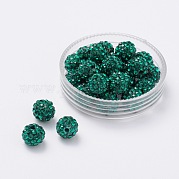 Pave disco бусины RB-Q195-8mm-205