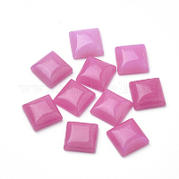 Cabochon di giada bianca naturale&nbsp;X-G-Q975-10x10-04