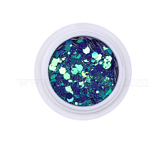 Hexagone brillant accessoires de décoration nail art MRMJ-T063-545B