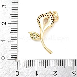 Pendentifs en laiton avec zircon cubique micro pavé&nbsp;CU-CBA9B5A-01G