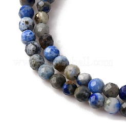 Chapelets de perles en lapis-lazuli naturel&nbsp;G-L629-B01-2mm-03