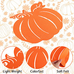 8 mantel individual de fieltro&nbsp;AJEW-WH0695-119A