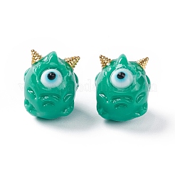 Perles de résine opaques d'halloween&nbsp;RESI-F033-01A