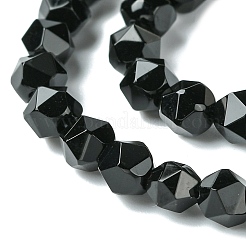 Brins de perles d'onyx noir naturel&nbsp;G-K066-13-6mm