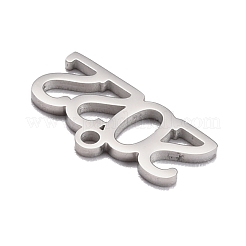 Pendentifs en acier inoxydable 304 anti-ternissement&nbsp;STAS-C032-12P