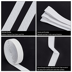 Bande élastique silicone polyester transparente anti-dérapante&nbsp;SRIB-WH0011-031A-02