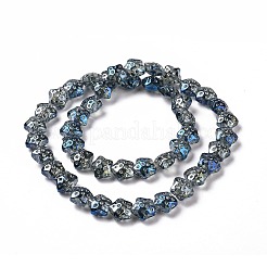 Trasparenti perle di vetro placca fili&nbsp;GLAA-C025-01N