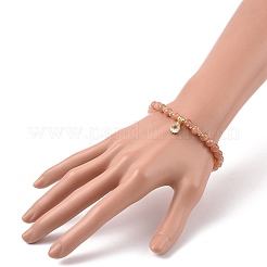 Braccialetti branello stirata gemma&nbsp;BJEW-JB09126