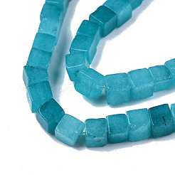 Natürliche weiße Jade perlen Stränge&nbsp;G-N326-147B
