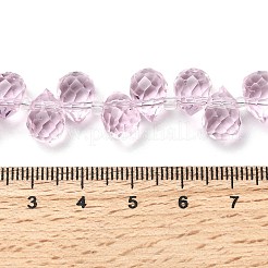 Perle di vetro trasparente&nbsp;GLAA-Z017-01L