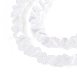 Chapelets de perles en verre d'imitation jade électrolytique&nbsp;GLAA-N023-4mm-31