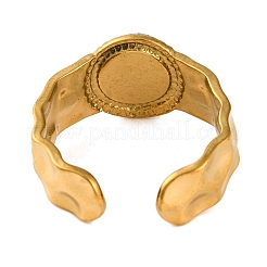 Anelli rotondi in occhio di tigre naturale&nbsp;RJEW-Q822-03G-01