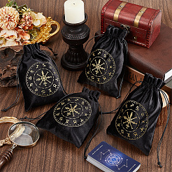 4 pochette d'emballage en velours&nbsp;TP-CN0001-25A
