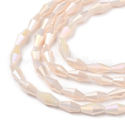 Opache perle di vetro fili&nbsp;X-GLAA-P001-04A-04