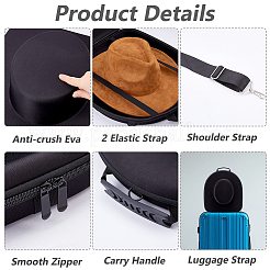 Borsa porta-cappello in EVA&nbsp;AJEW-WH0709-259