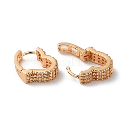 Creolen aus Messing mit Strass&nbsp;EJEW-K256-88KCG