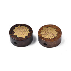 Ungefärbte Naturholzperlen&nbsp;WOOD-N013-019