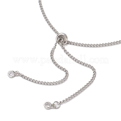 304 catena in acciaio inox macramè sacchetto cursore collana making&nbsp;NJEW-JN05067-02