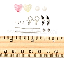 DIY-Set zur Herstellung von Engelanhängern aus ABS-Kunstperlen&nbsp;DIY-FP0001-44