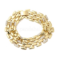 Messing-Uhrenarmband-Kettenarmbänder für Männer und Frauen&nbsp;BJEW-H630-11G