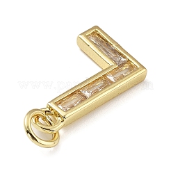 Ottone micro spianare pendenti zirconi&nbsp;KK-V014-01G-12