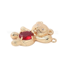 Pendentifs en laiton zircon cubique transparent&nbsp;KK-S507-14B-G