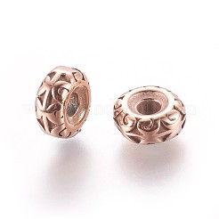 Perline distanziatrici in acciaio inossidabile 304&nbsp;STAS-P237-38RG