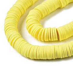 Perle piatte tonde polimero a mano di argilla&nbsp;CLAY-R067-12mm-22