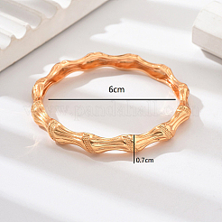 Brazaletes de latón chapado en oro real 18k&nbsp;AJ8200-1