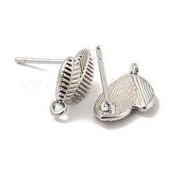 Ohrringbeschläge aus Messing links und rechts&nbsp;LS-KK-R154-08P