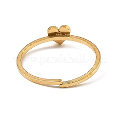 Verstellbare offene Manschettenringe aus Edelstahl 304&nbsp;RJEW-Q806-01G-01