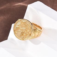 Fingerringe aus Edelstahl 304&nbsp;RJEW-F201-08G