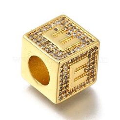 Perline in ottone zirconi&nbsp;KK-Q818-01E-G