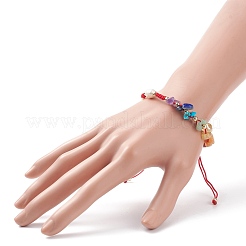 Braccialetti di perline intrecciate con pietre miste naturali e sintetiche&nbsp;BJEW-JB08719