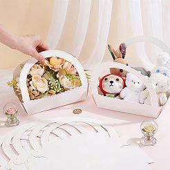 Boîtes à biscuits en papier kraft&nbsp;CON-WH0115-99B