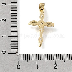 Messing micro pave klare zirkonia anhänger&nbsp;CU-CBA9883-05B-G