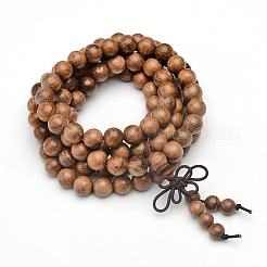 5-Loop-Wrap-Stil buddhistischen Schmuck&nbsp;BJEW-S125-22