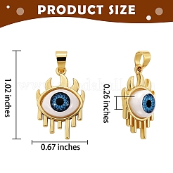 5 pièces pendentifs en laiton&nbsp;KK-SZ0005-06