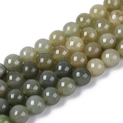 Brins de perles de jade hétian naturel&nbsp;G-N353-07B-02