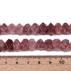 Natürlichen Erdbeere Quarzperlen Stränge&nbsp;G-D091-A33