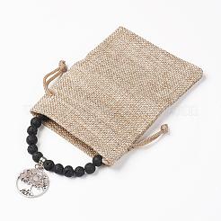 Natürlichen Edelstein Charme Armbänder&nbsp;BJEW-JB03252