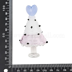 Décorations de sapin de Noël artisanales en verre filé&nbsp;LAMP-C026-06D