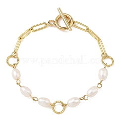 Armbänder aus natürlichen Süßwasserzuchtperlen&nbsp;BJEW-JB14331
