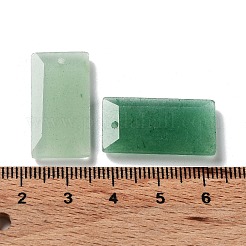 Pendenti avventurina verde naturale&nbsp;G-G063-01F
