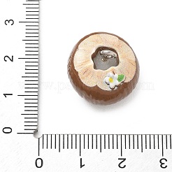 Pendentifs alimentaires imitation résine opaque&nbsp;RE-CBAB12C-05