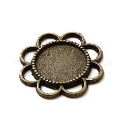 BlumenLegierung  Fassungen für Cabochon&nbsp;X-PALLOY-N0088-33AB-NF
