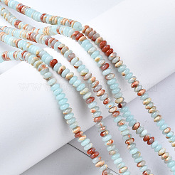 Synthetische Aqua Terra Jaspis Perlen Stränge&nbsp;G-S366-102A