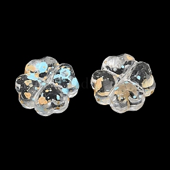 Perline acriliche trasparenti verniciate a spruzzo&nbsp;AC-CBAE09B-09
